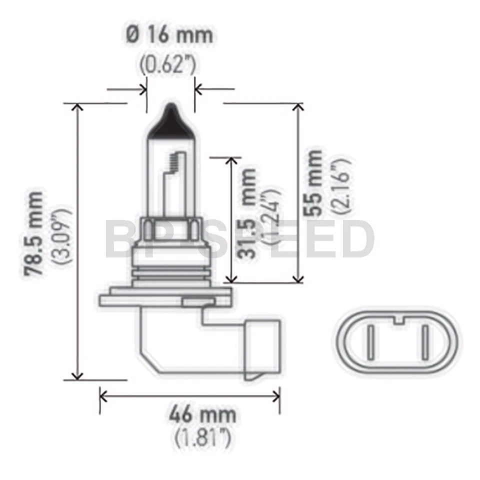 Fits Chevrolet K1500 Suburban 1992-1999 1 X Hella Low Beam Headlamp Bulb - Image 2 of 4