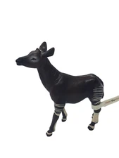 1999 Okapi Animal Figure Safari LTD Standing 4" Tall Broken Tongue