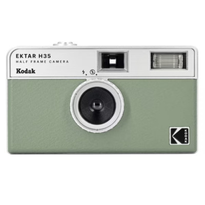 Kodak Ektar H35 Half Frame 35mm Film Reusable Sage Compact Camera