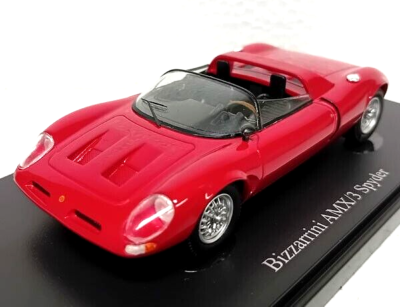 Bizzarrini AMX/3 Spyder 1971 Rouge – 1/43 AutoCult ATC05044 – Résine Collection