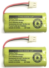 2 Original Battery Packs BT183342 / BT283342 for Vtech AT&T Home Cordless Phone