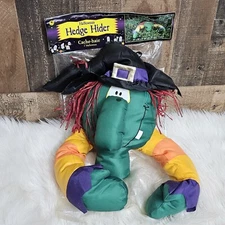 Vintage 2000 Y2K Halloween Hedge Hider Outdoor Plush Witch Yard Decor Sun Hill 