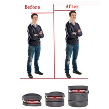 Booster insole, 3-layer orthopedic heel lift kit Variable height adjustable