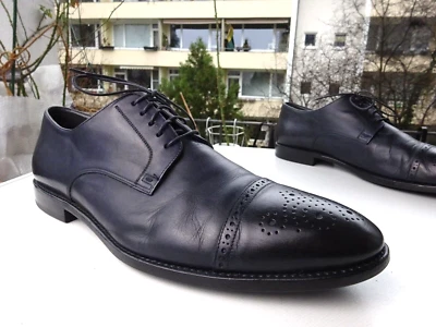 HUGO BOSS Herren Goodyear Welted Business Schuhe Leder Italy Gr.44,5(UK10,5) TOP - Bild 1 von 4