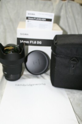 Sigma 14mm F1.8 ART DG HSM NEW PRIME WIDE Lens for SONY E CAMERAS in FACTORY BOX