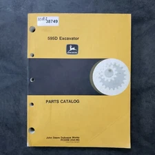 John Deere 595D Excavator Factory Parts Catalog Manual,  PC2268 (Oct 96)