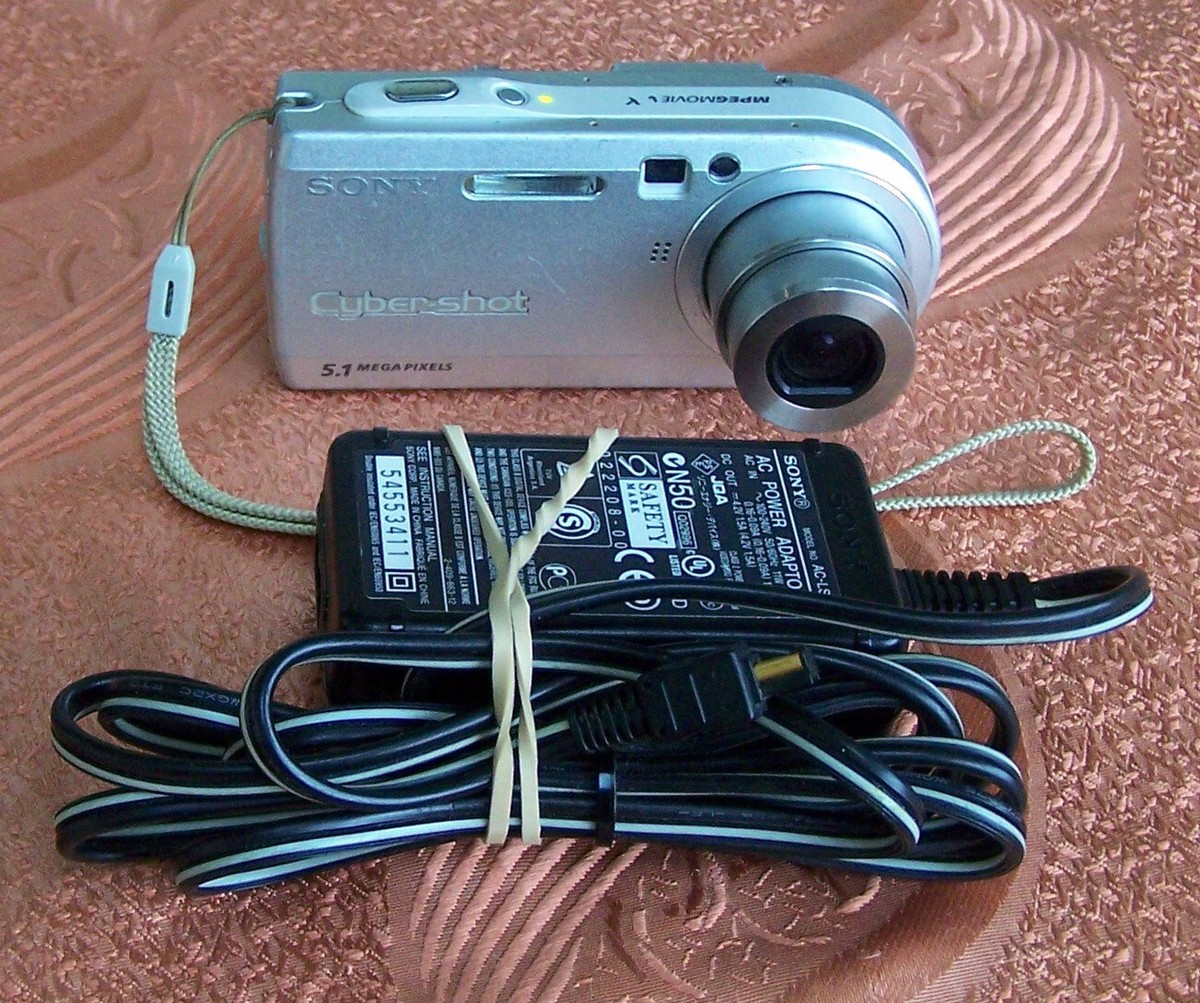 Sony Cyber-shot DSC-P100 5.1MP Digital Camera - Silver | eBay