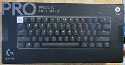 Logitech PRO X 60 LIGHTSPEED Keyboard w/ Case (920-011902) Black