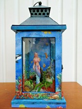 LED Laterne Diorama Dollhouse Loreley Miniatur 1/12 Akzentlampe Schaukasten OOAK