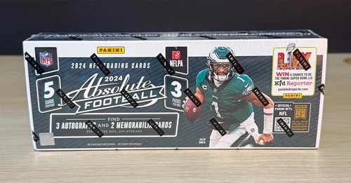 2024 PANINI ABSOLUTE FOOTBALL FACTORY SEALED HOBBY BOX NFL (B)