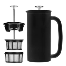 ESPRO P7 French Press Coffee Maker - 32 Ounces, Matte Black
