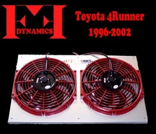 FF DYNAMICS EXTREME ELECTRONIC TWIN COOLING FAN SYSTEM: 1996-2002 TOYOTA 4RUNNER