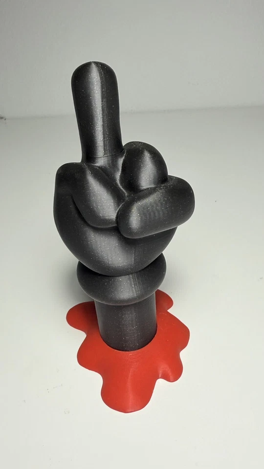 Kaws No Fake Friends Middle Finger 6.5” - Image 2 of 3