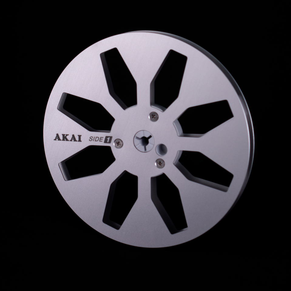 2X Standard 7" Aluminum AKAI Silver Tape Reels For Reel To Reel Tape