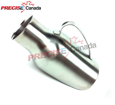 STAINLESS STEEL MALE URINAL WITH HANDLE - BRAND NEW
