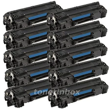 10pk Compatible CE285A 85A Toner For HP Laserjet Pro P1102 P1102W M1132 M1212nf