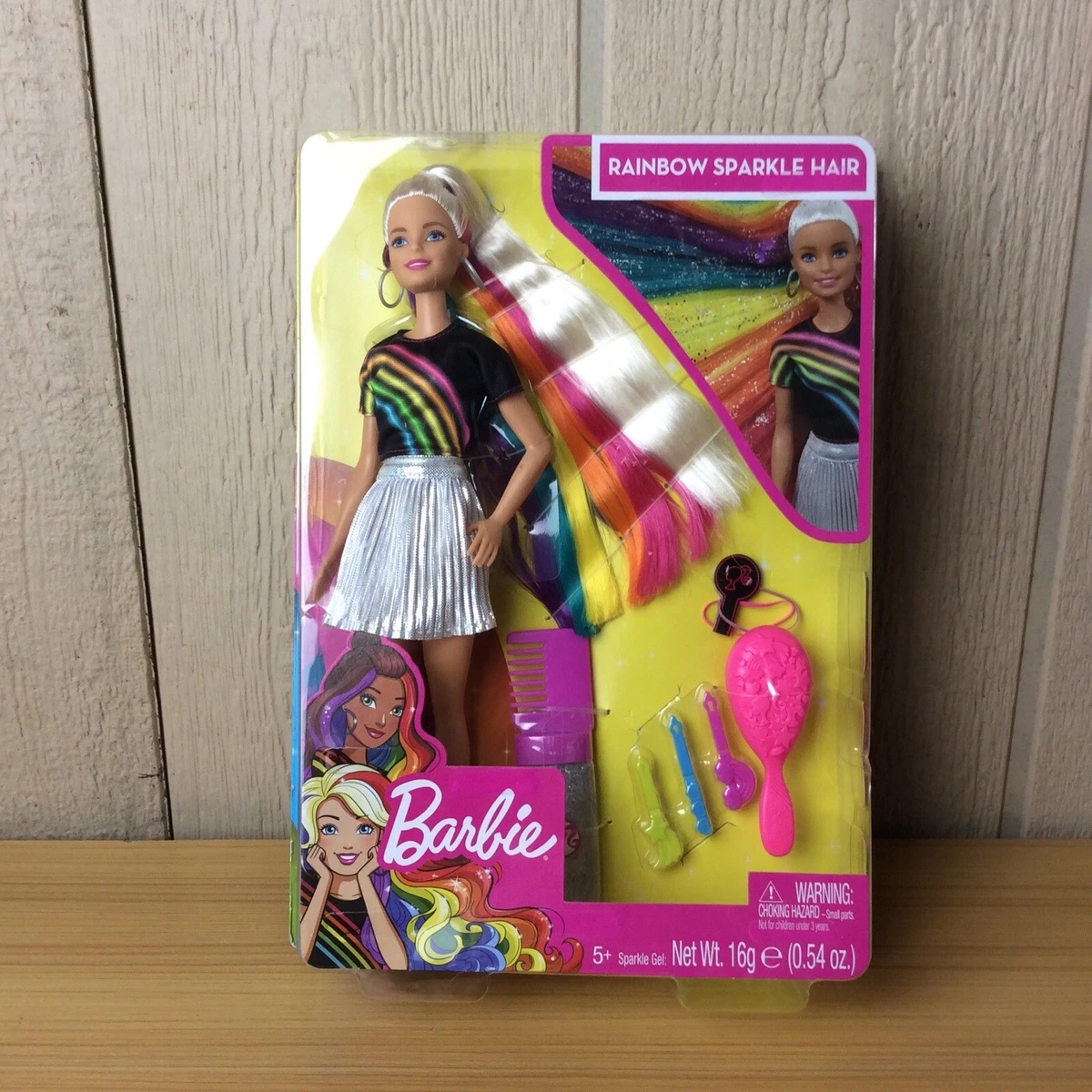 Barbie Rainbow Sparkle Hair Doll