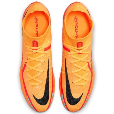 NIKE PHANTOM GT2 ELITE DF FG SOCCER CLEATS SIZE 8 LASER ORANGE