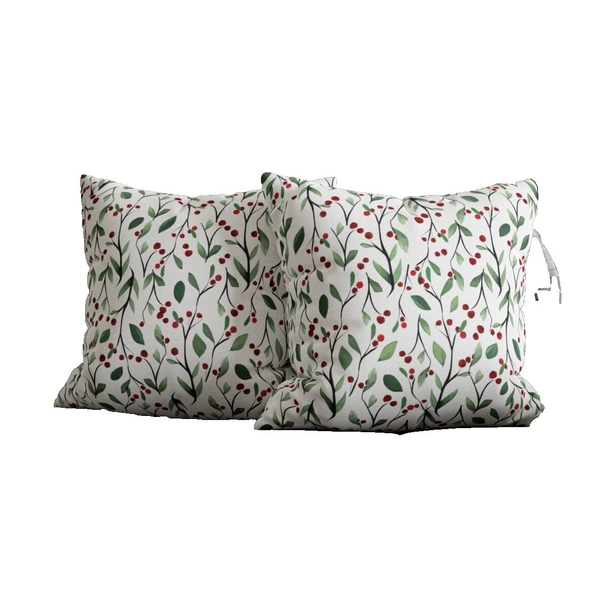 Fundas de almohada floral de poliéster