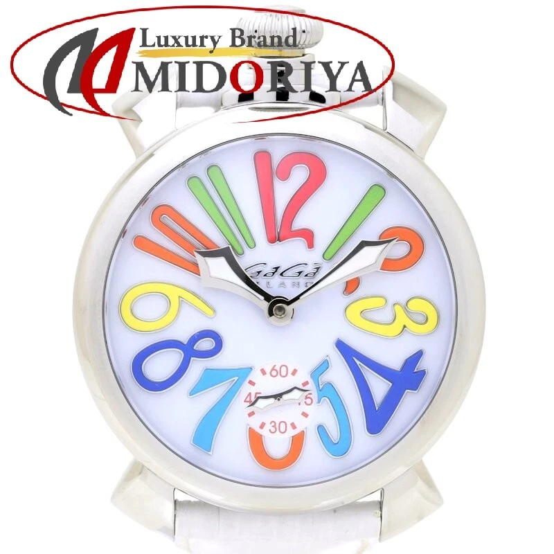GAGA MILANO Manuale 48mm 5010.01S Men's Watch From Japan G1102