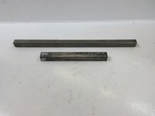 KEY STOCK MADE IN USA, 3/8" X 3/8", TOTAL OF 12-1/2", LOT OF 2