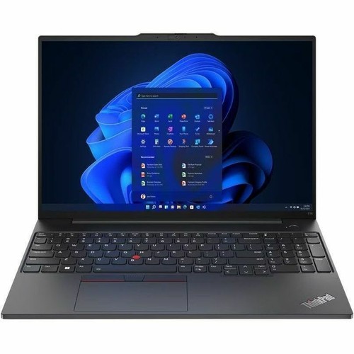 Lenovo ThinkPad E16 Gen 1 16" (512GB SSD, Intel Core i7 13th Gen., 5.00 GHz, 16GB) Laptop - Graphite Black - 21JN003XUS