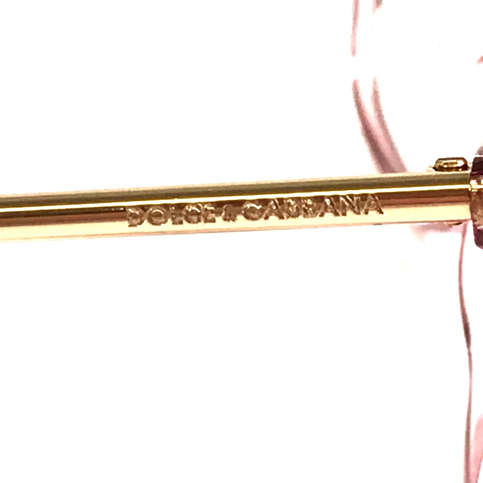 Monturas de gafas Dolce & Gabbana DG3286 3148 transparente oro rosa 54-17-140 Foto 4 de 4