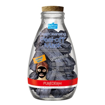 PUREDERM - Reinigende und exfolierende Peeling-Maske ''Charcoal'', 10g