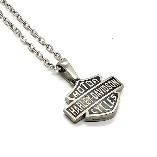 Harley davidson stainless steel necklace sale