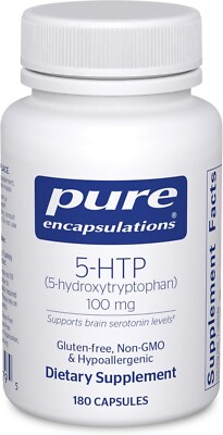 Pure Encapsulations 5-HTP 100 mg - Brain Health, Appetite & Sleep Regulation 180