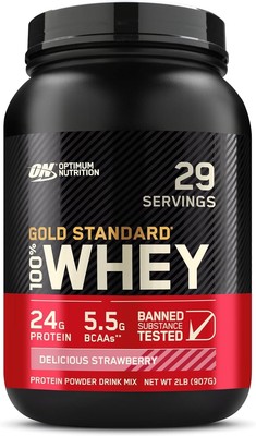 OPTIMUM NUTRITION GOLD STANDARD 100% WHEY PROTEIN 2LB Muscle Support & Recovery