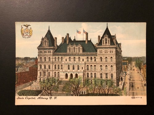 Antike Postkarte "State Capitol Albany - New York "