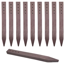 20pk Brown Bender Board Landscape Lawn Edging Stakes for use with Terrace Board