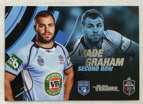 2018 NRL Traders State of Origin SOO 7/45 Wade Graham NSW Blues - Picture 1 of 2