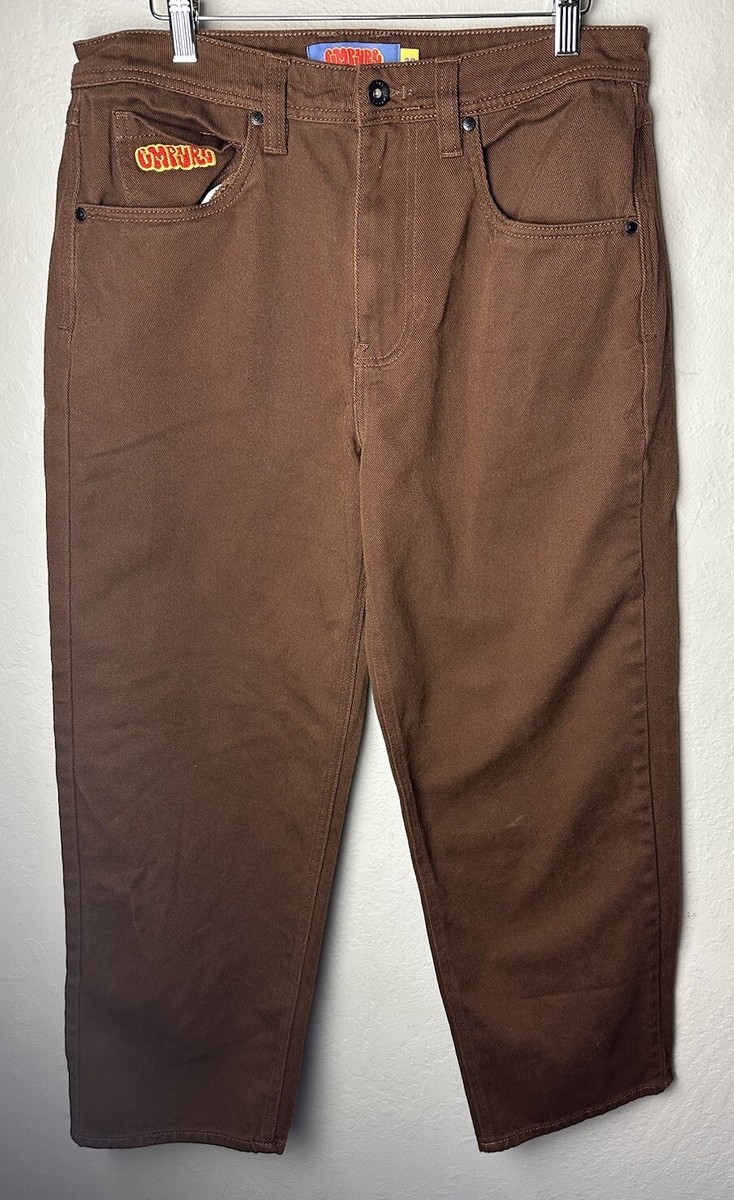 Empyre Brown Denim Loose Fit Skate Jeans Size 30