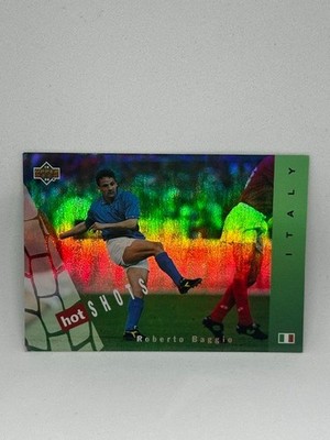 Roberto Baggio HOLOGRAM   1994 Upper Deck World Cup USA 94 ''Hot Shots'' #HS8