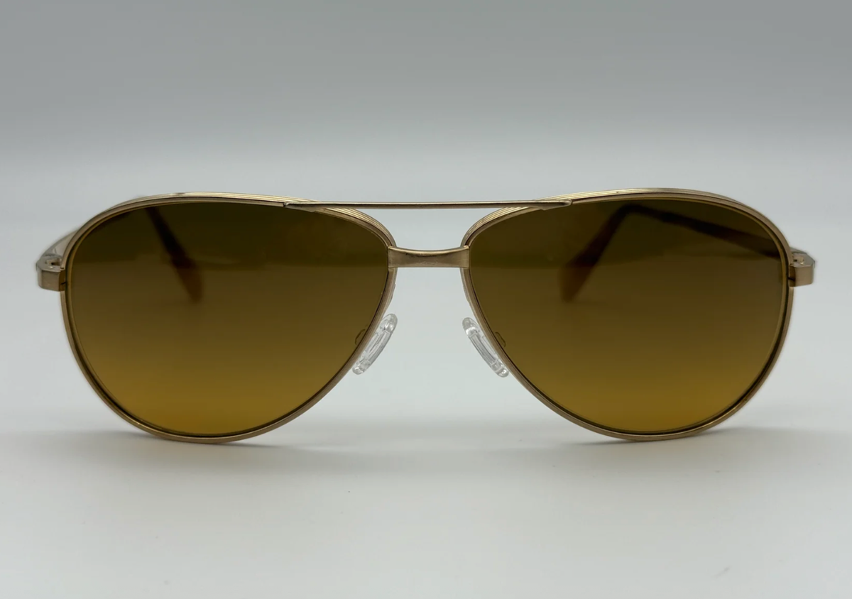 RARE Oliver Peoples Copter 62mm OV 1120 ST 510394 Brushed Gold