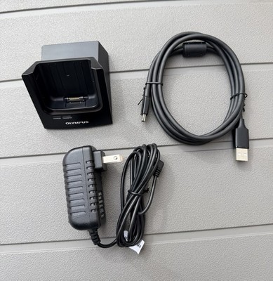 Olympus Docking Station For DS-3400/2500/2400 Power Adapter/USB Cable/Cradle