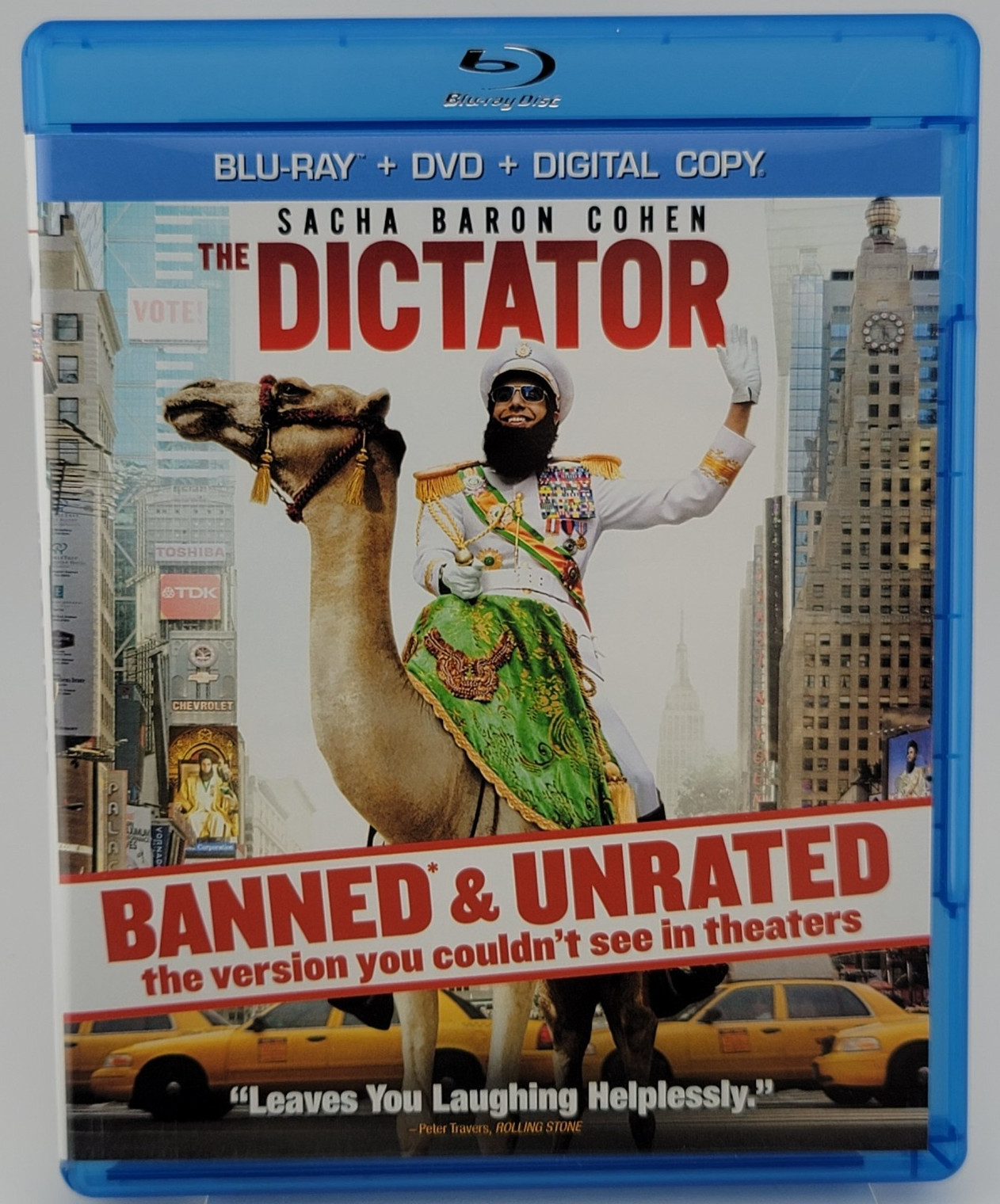 The Dictator Banned Unrated Blu-ray DVD Sacha Baron Cohen Anna Faris 2012