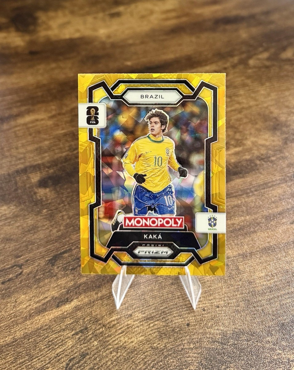 2026 Panini Prizm Monopoly FIFA World Cup Kaka Gold Cracked Ice