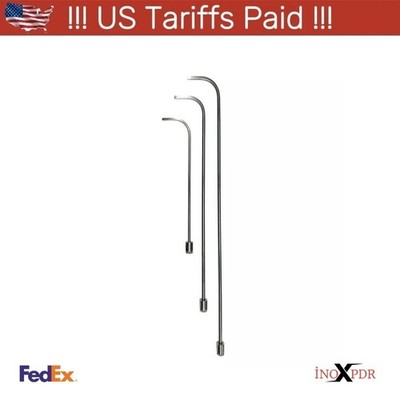 3-Piece 360° Rotatable Single Bend Paintless Dent Repair (Handle Not Included)