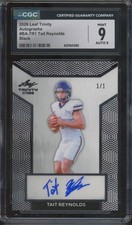 2026 Leaf Trinity Black #BATR1 Tait Reynolds 1/1 RC Rookie Mint CGC 9 9 Auto