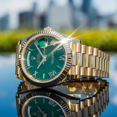 NEW 2026 Rolex Day-Date 40mm 228238 Presidential Green Dial | eBay
