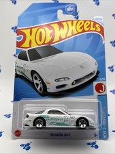 NEW Hot Wheels 2024 HW J-Imports 9/10 White  95 Mazda RX-7 UNOPENED.