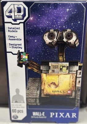 Spin Master Disney Pixar 4D Puzzle Wall-E Model Kit 60pcs 5.2'' NEW SEALED
