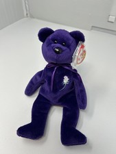 Ty Beanie Babies Princess Bear Toy - 1997 - Princess Diana - With Tag