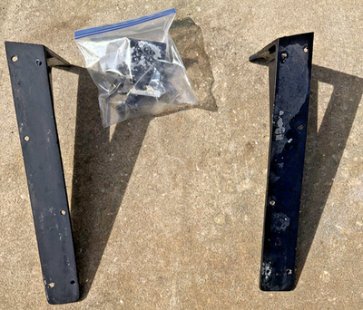 #ad Swim Platform Brackets Aluminum 1990 Mastercraft ProStar 190 FIXED Black Boat $229.99