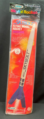 VERY RARE ESTES SKYBOLT #1334 MODEL ROCKET NOS OOP 1980-1981 D POWERED RAINBOW