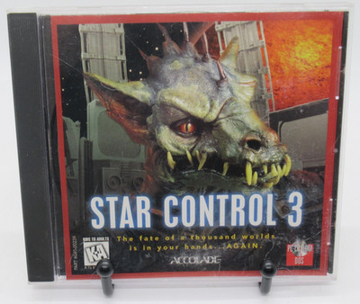 STAR CONTROL 3 PC CD-ROM GAME FOR WIN 95/DOS 5.0, 1996 ACCOLADE, VINTAGE