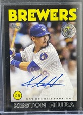 2021 Topps - 1986 Topps Baseball Autographs Keston Hiura #86A-KHI Black /199 
